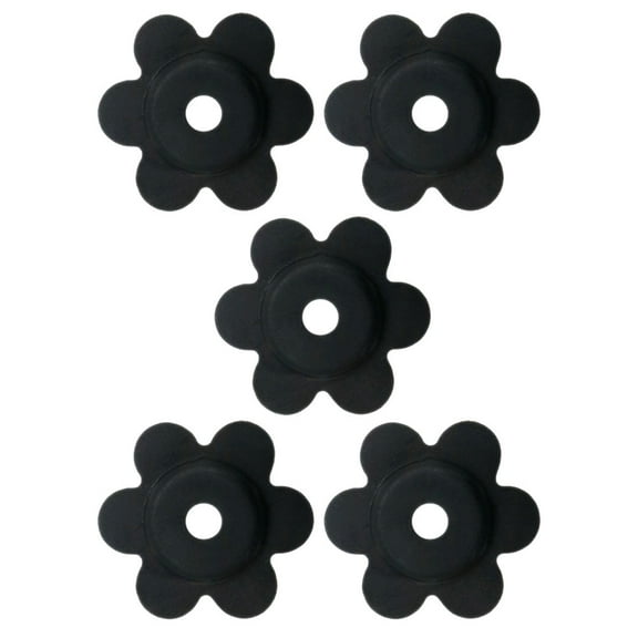 Hemoton 5 Pcs Windproof Flower Garden Flag Stoppers Rubber Flag Pole Stops Anti-Skid Flag Stoppers Flag Accessories Garden Anti-Skid Flag Holders