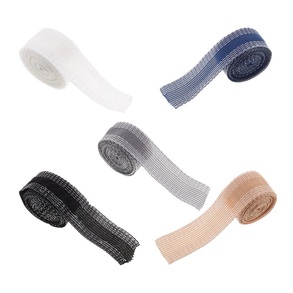 Hemoton 5 Rolls Hem Tape For Pants Iron-On Trouser Hemming Tapes Self-Adhesive Jeans Pants Hemming Decals Hem Fabric Tape Quick Hemming For Pants