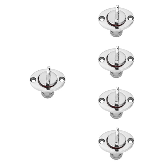 Hemoton 5 Sets  Boat Plug Stainless Scupper Plug Boat Scupper Plug Ship Scupper Supplies