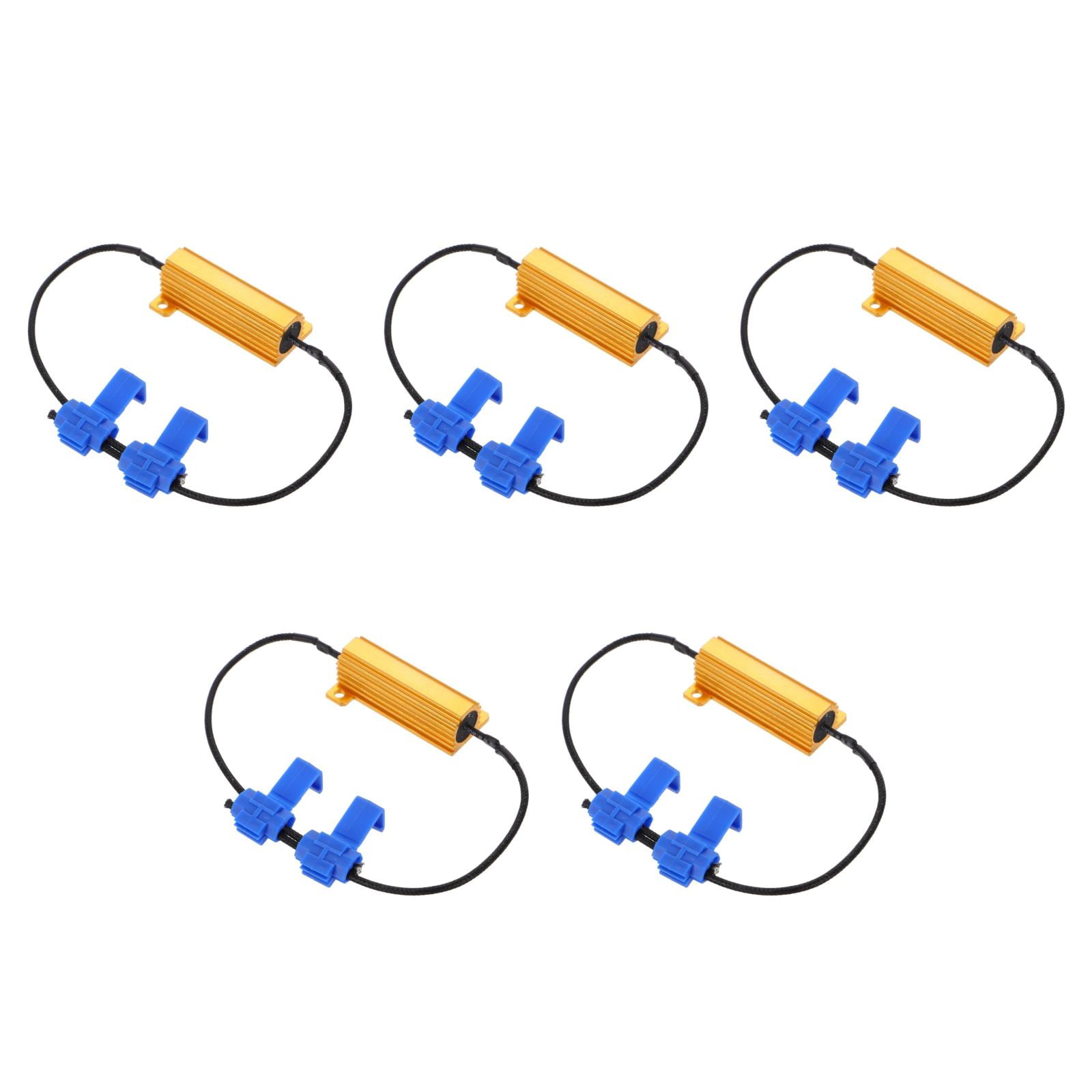 Hemoton 5 Sets Load Resistor Kit 50W 6R for LED Turn Signal Error Fix ...