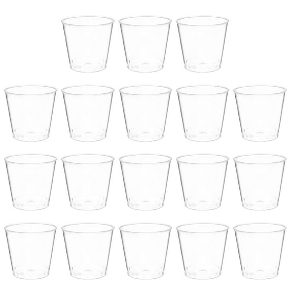 Hemoton  50 Pcs Clear Cups for Party Condiment Containers Transparent