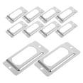 thumbnail image 1 of Hemoton  50 Pcs File Cabinet Label Holder Vintage Metal Labels Frame Silver, 1 of 8