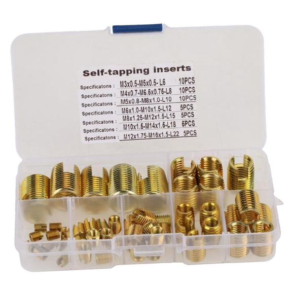 Hemoton 50 Pcs Hinge Breaker 50pcsm3 to Slotted Carbon Steel Self-tapping Thread