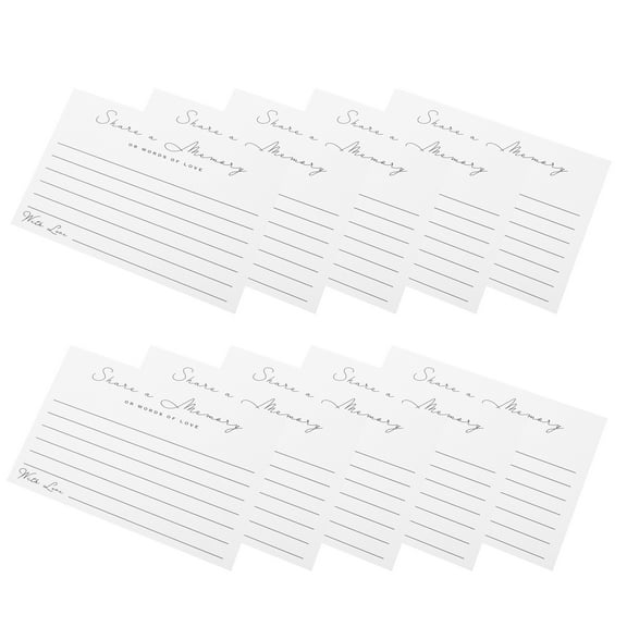 Hemoton 50 Sheets Multi-use Greeting Cards Decorative Paper Writable Cards Festival Invitation Cards Blessing Cards