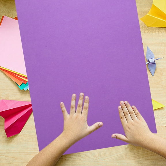 Hemoton  50 Sheets Paper for Printer Colored Cardboard Handmade Student