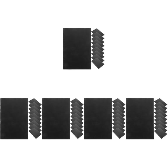 RENACLIPY Blank Foam Board for School Projects Black Thick Craft Sheets