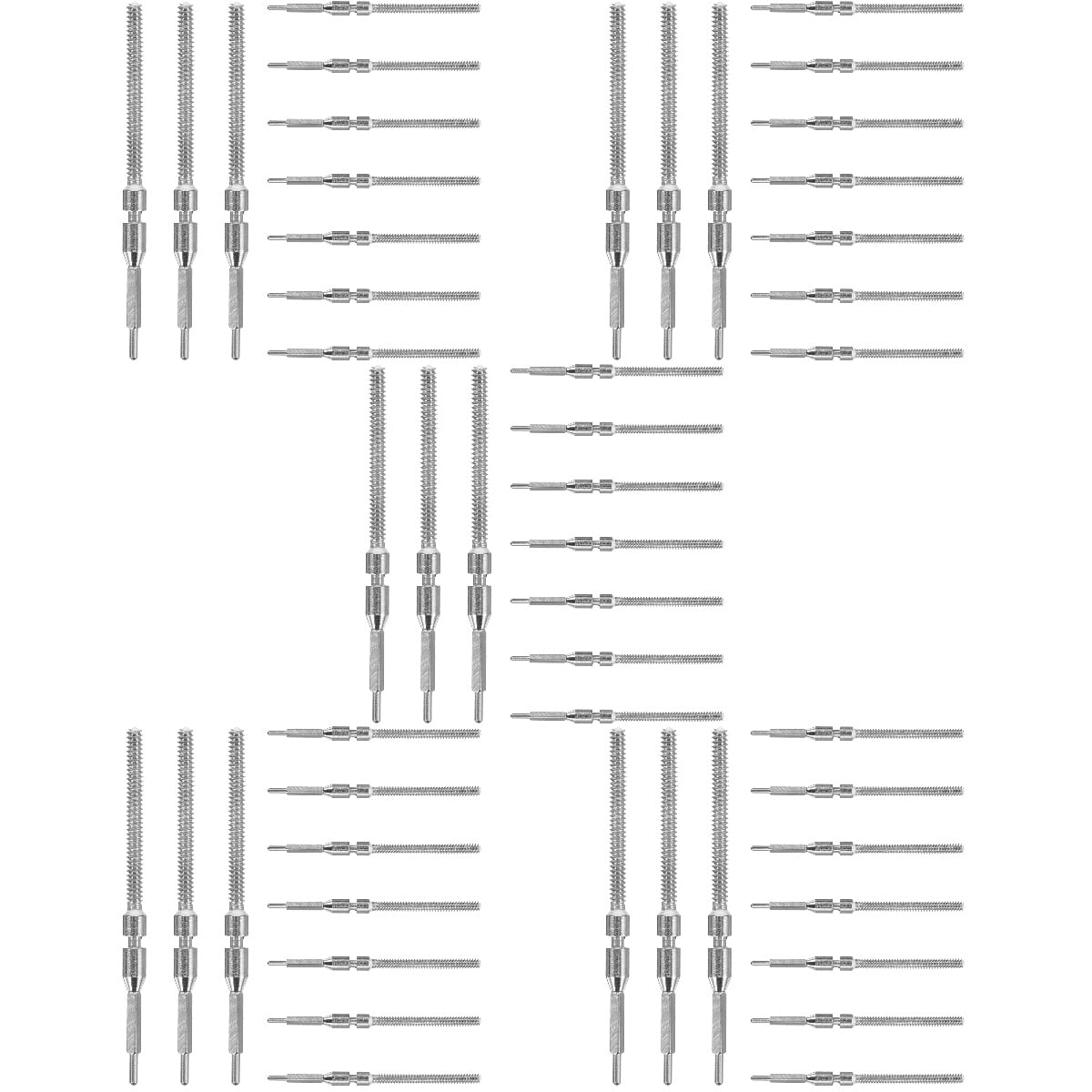 Hemoton 50 pcs Watch Repair Kit Watch Spring Bar Watch Crowns Repairing ...