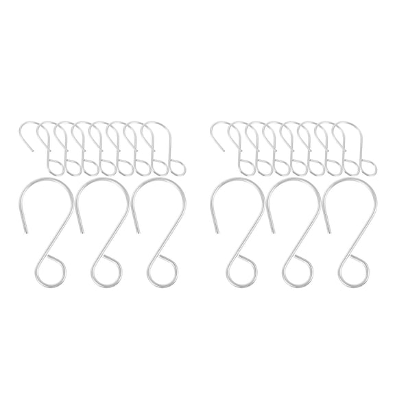 Hemoton 500 pcs Car Seat Cover Fixing Hooks Metal S Hooks For Car Interior Installation Car Backrest Cover Hangers Metal Hooks For Automotive Rv And Travel Trailers