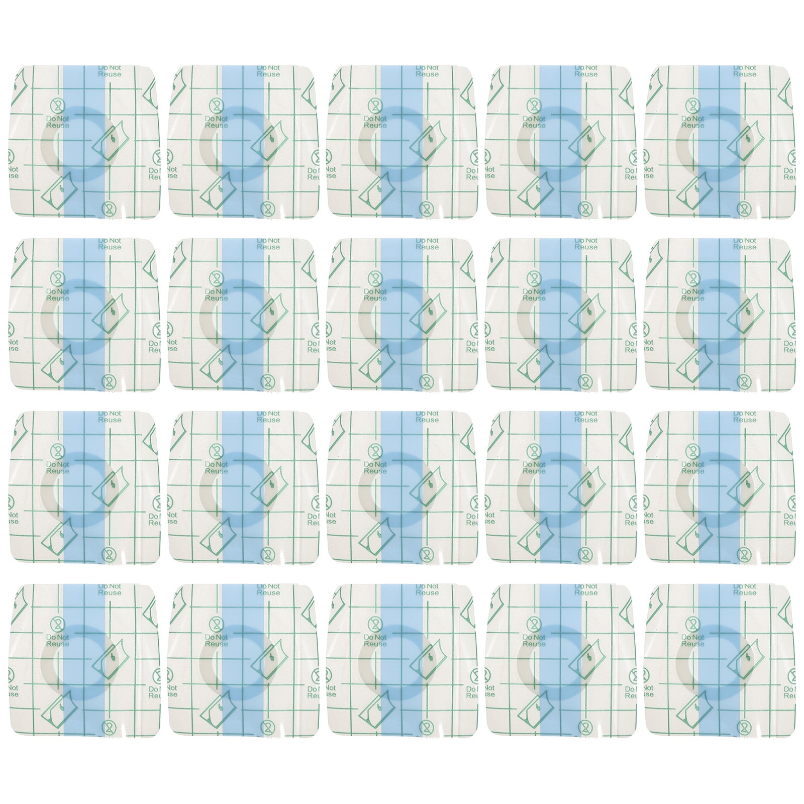 Hemoton 50Pcs Hollow Navel Sticker Patches Baby Navel Stickers Belly