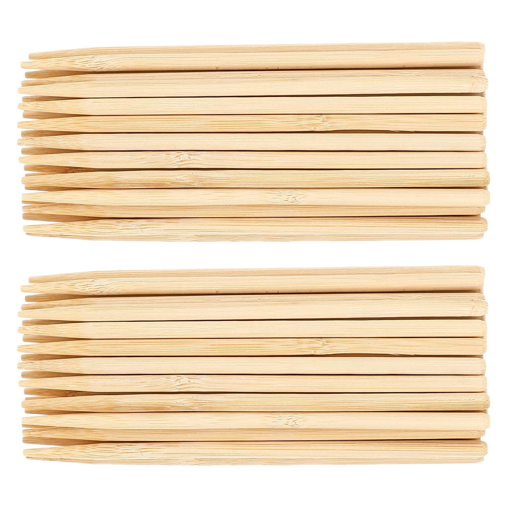 Stratching Sticks Hemoton 50Pcs Wooden Stylus for Scratch Heavy Duty Scratch Tools Bamboo ...
