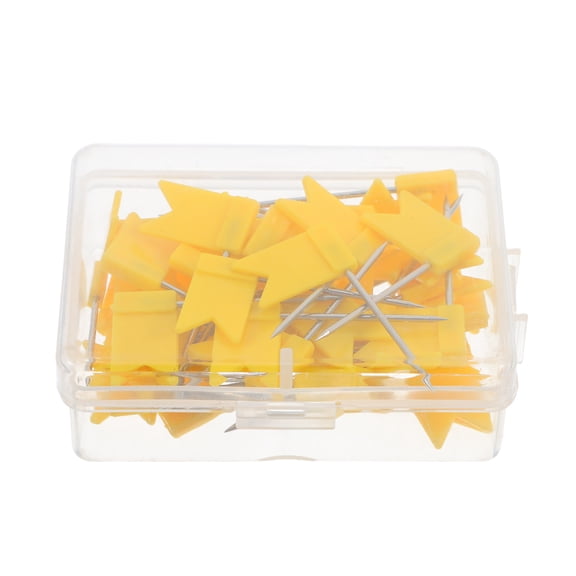 Hemoton 50pcs Country Flag Push Pins Colored Map Tacks Bulletin Board Accessories Cute Push Pins for Wall Hanging Decorative Marking Pins for Travel Maps