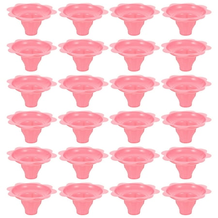 Hemoton 50pcs Disposable Yogurt Cups Multipurpose Snow Cone Cups for Ice Cream Smoothie