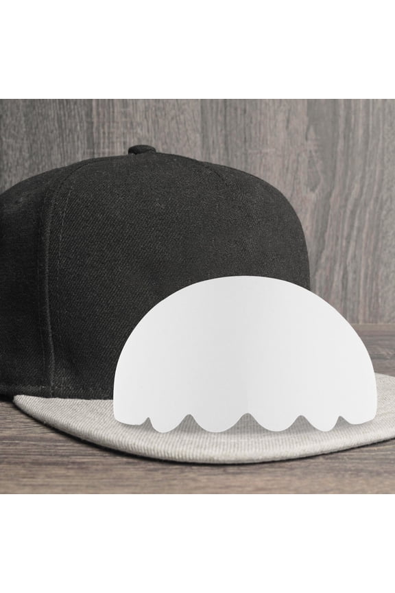 50pcs Dual-Sided Cardboard Hat Shaper Inserts Baseball Cap Form Shaper Adult Cap Cardboard Liner Cardstock Hat Support Hat Structure Support