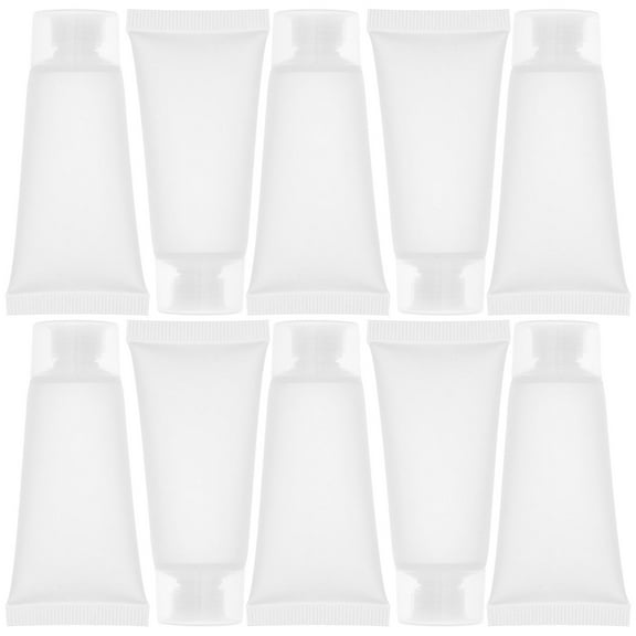 HEMOTON 50 Pcs Skin Toothpaste Pump Dispenser Dispensing Hose Travel