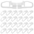 thumbnail image 1 of Hytrove Curtain Track Hooks Smooth Movement for Homeowners 50Pcs 1.1x0.2x0.0in, 1 of 8