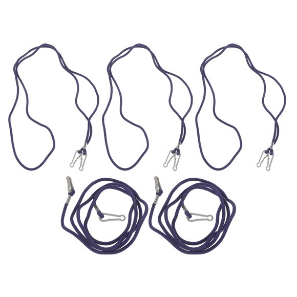 5PCS Badge Lanyard Neck Hanger Gloves Anti-Lost Rope Face Mask Strap Nylon for Travel Outdoor Activities Work