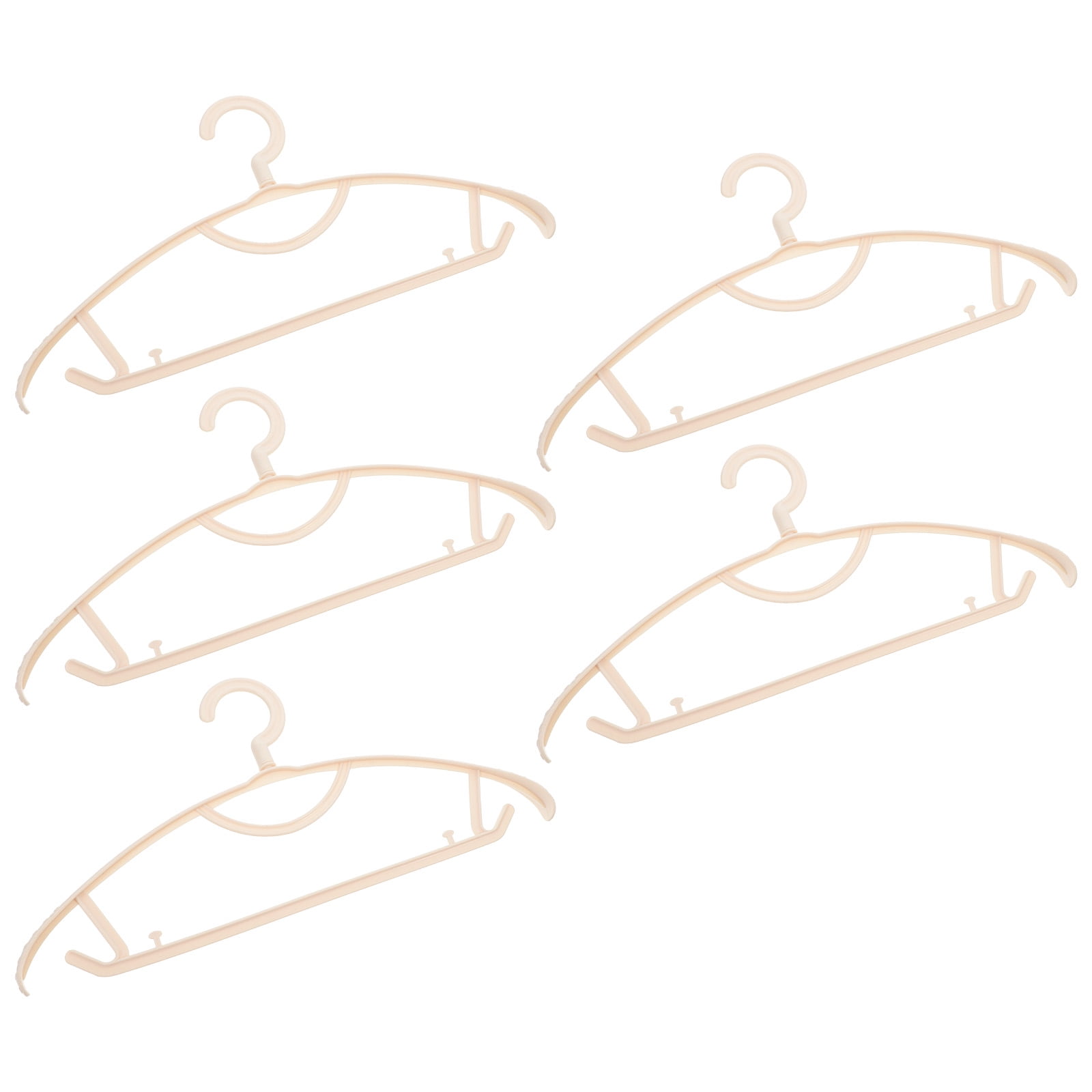 Hemoton 5Pcs Household Traceless Clothes Hanger Coat Drying Rack ...