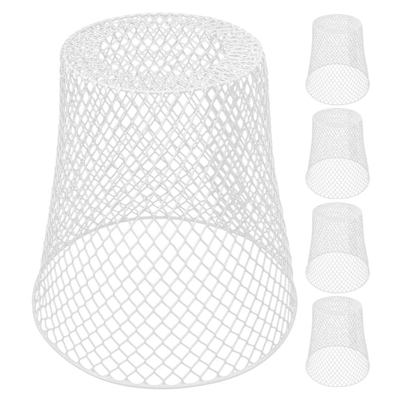 Hemoton 5-Pack Reusable Plant Protector Mesh Covers, Garden Plant Mesh Cage for Flowerpots, Plant Cover Accessories