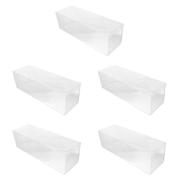 Hemoton 5pcs Car Toys Display Case Clear Plastic Box Wall Mount Storage Display Model Box Wall Rack