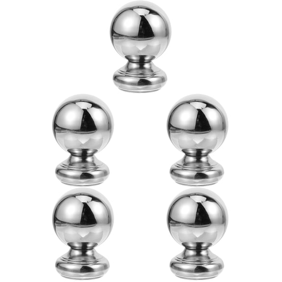 RENACLIPY Stainless Steel Handrail Finials for Stair Railing, 5 Pieces and Stylish