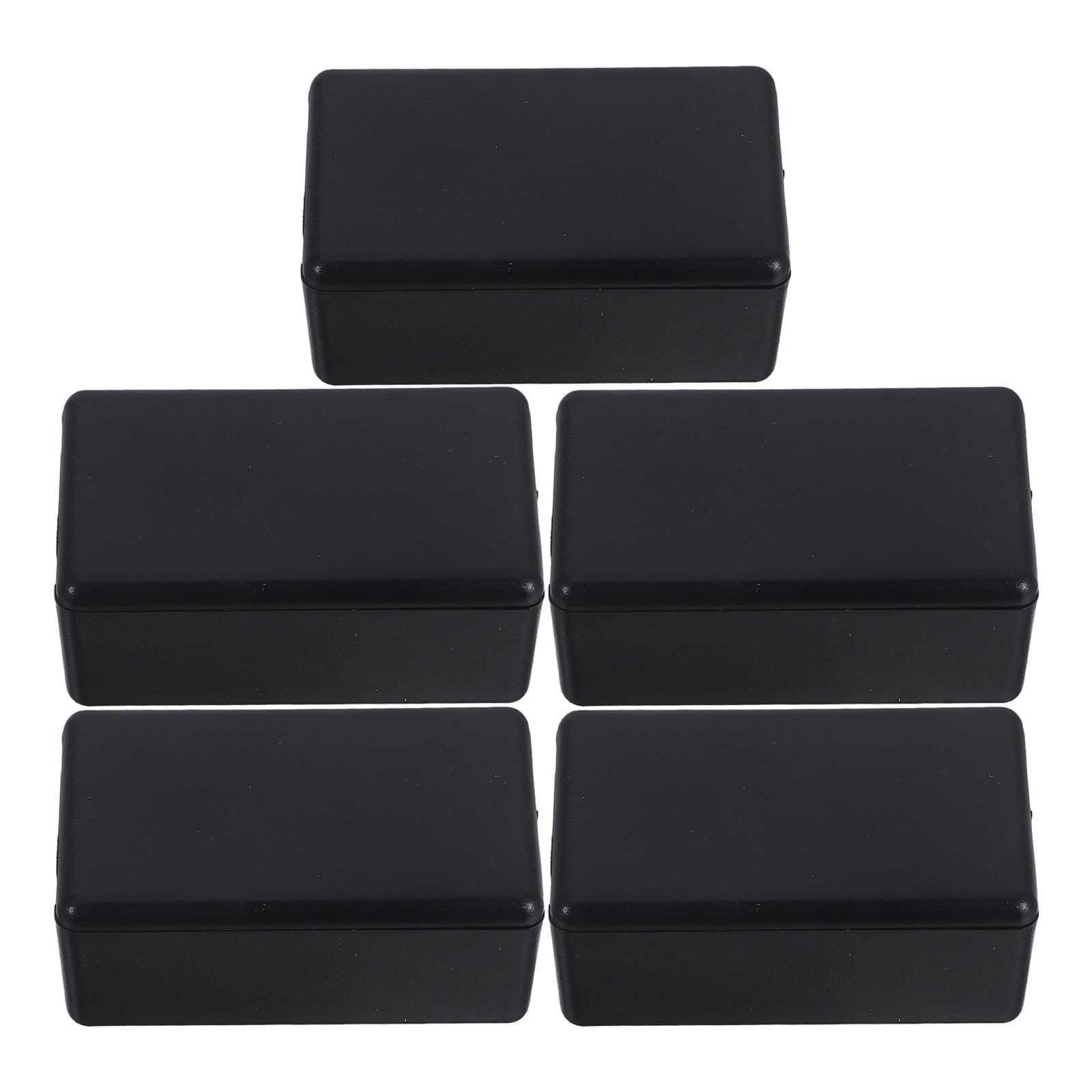 Hemoton 5pcs Plastic Electrical Enclosure Case Waterproof Dustproof Outdoor Junction Box for Power Supply and Electronic Projects