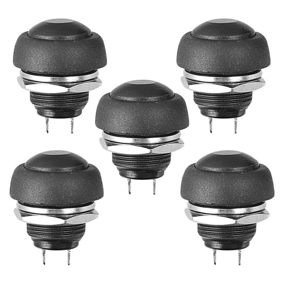 Hytrove Push Button Latch Black for Electrical Appliances 5Pcs