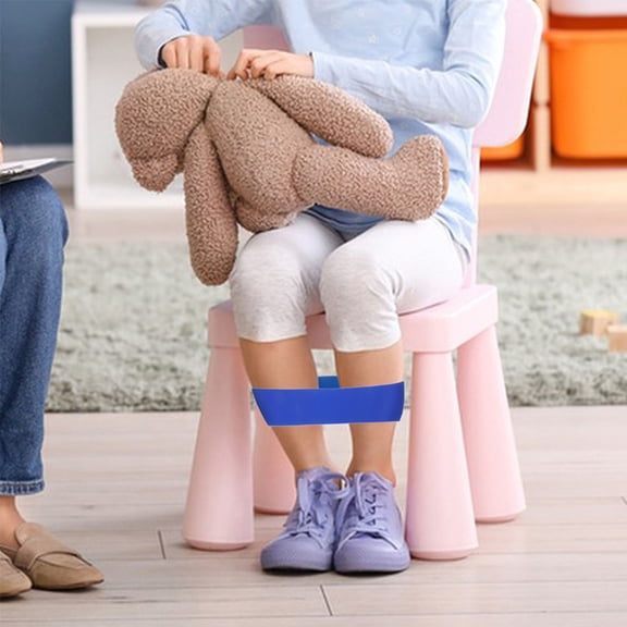 Hemoton 5pcs Resistance Exercise Bands for Kids Elastic Workout Bands Chair Stretch Foot Bands for Home Classroom