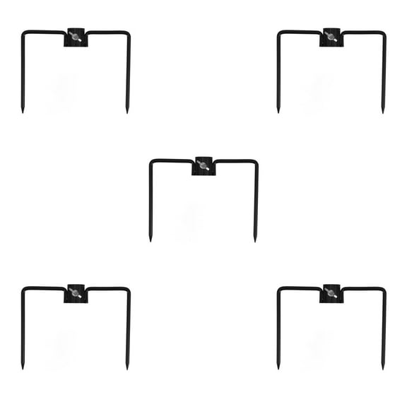 Hemoton 5pcs Umbrella Ground Spike Umbrella Stand Fishing Umbrella Holder Sturdy Sand Anchor Garden Flag Pole Ground Stake Outdoor Umbrella Spike Beach Umbrella Stand