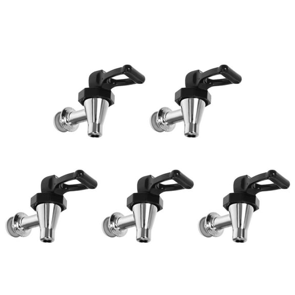 Hemoton 5pcs Water Dispenser Spigot Replacement Beverage Dispensers Faucet Water Valve Tap For Wine Barrel Beer Coffee Drink Dispenser For Home Restaurant Supplies