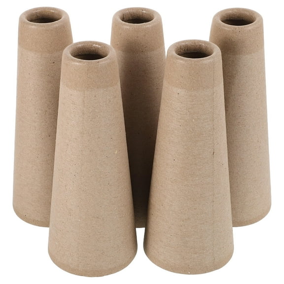 Hemoton 5pcs Wool Winding Spool Wool Winder Tubes Crocheting Winding Cone Yarn Cones Empty for Knitting Crocheting  Weaving and Embroidery