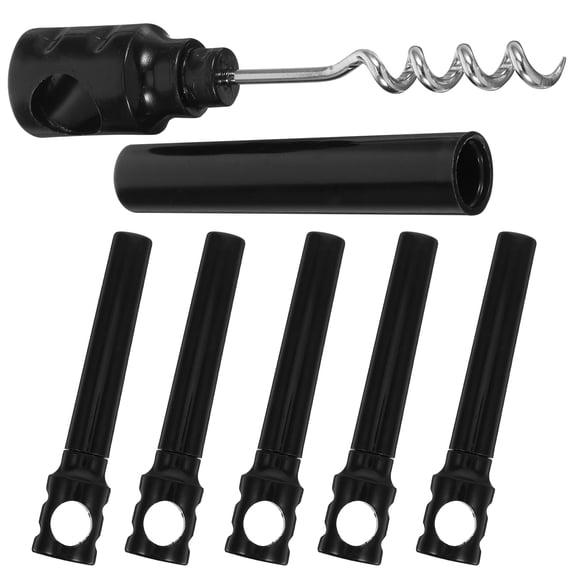 Hemoton 6 Pcs Corkscrew Wine Openers Pocket Wine Bottles Openers Portable Handheld Travel Wine Cork Screw Remover For Wine Lovers