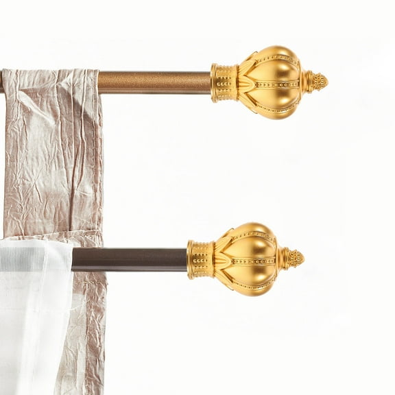 Hemoton 6 Pcs Curtain Rod Finials Window Curtain End Stopper Decorative Curtain Rod Final Decorative Curtain Rod End Caps Window Curtain Supplies