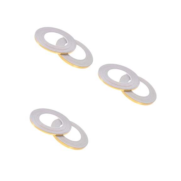 Hemoton 6 Pcs Gold Decorative Strips For Walls And Floors Self Adhesive Epoxy Stickers Ideal For Home Improvement And Easy To Border Sticker