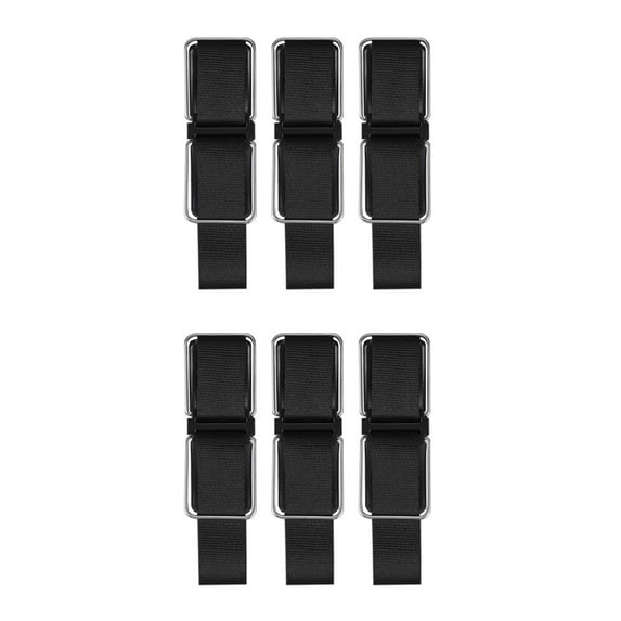 Hemoton 6-Pack Adjustable Phone Grip Straps and Kickstands, Secure Finger Holder Stand for Smartphones and Mobile Devices