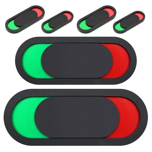 Hemoton 6 Pcs Vacant Occupied Door Signs Restaurant for Restroom Office Work Black