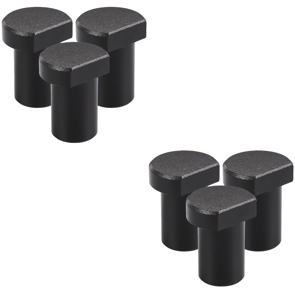 Lot De 4 Chevilles D'établi (bench Dogs) - Diamètre 19 Mm, Aluminium - Pour Travail Du Bois, Fixation Planches - 7