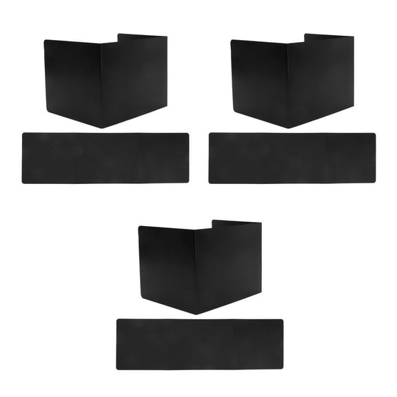 SOPOTUTU PP Black Desktop Privacy Screen for Home Study and Office Use