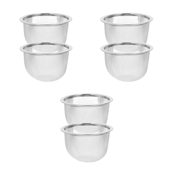 UPGRATOR OUNONA 6 pcs Stainless Steel Tea Ball Infuser Fine Mesh Filter Tea Strainers Ideal for Loose Leaf Tea in Mugs and Cups