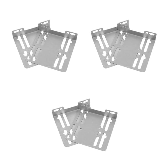 UPGRATOR 6-Piece Fixed Bracket Kit for Double Din Car Stereo Installation, Headboard Mounting & Audio System Upgrade