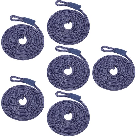 COOPHYA Fending Rope Set, 6 Pieces Strong and PP Boat Docking Ropes for Watercraft