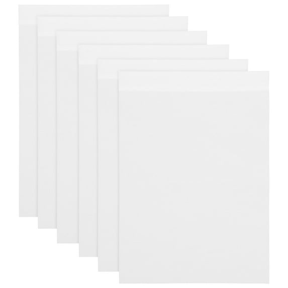 Homoyoyo 6-Pack Plain White Garden Flags Decorative Outdoor Yard Flags for Home Patio Lawn