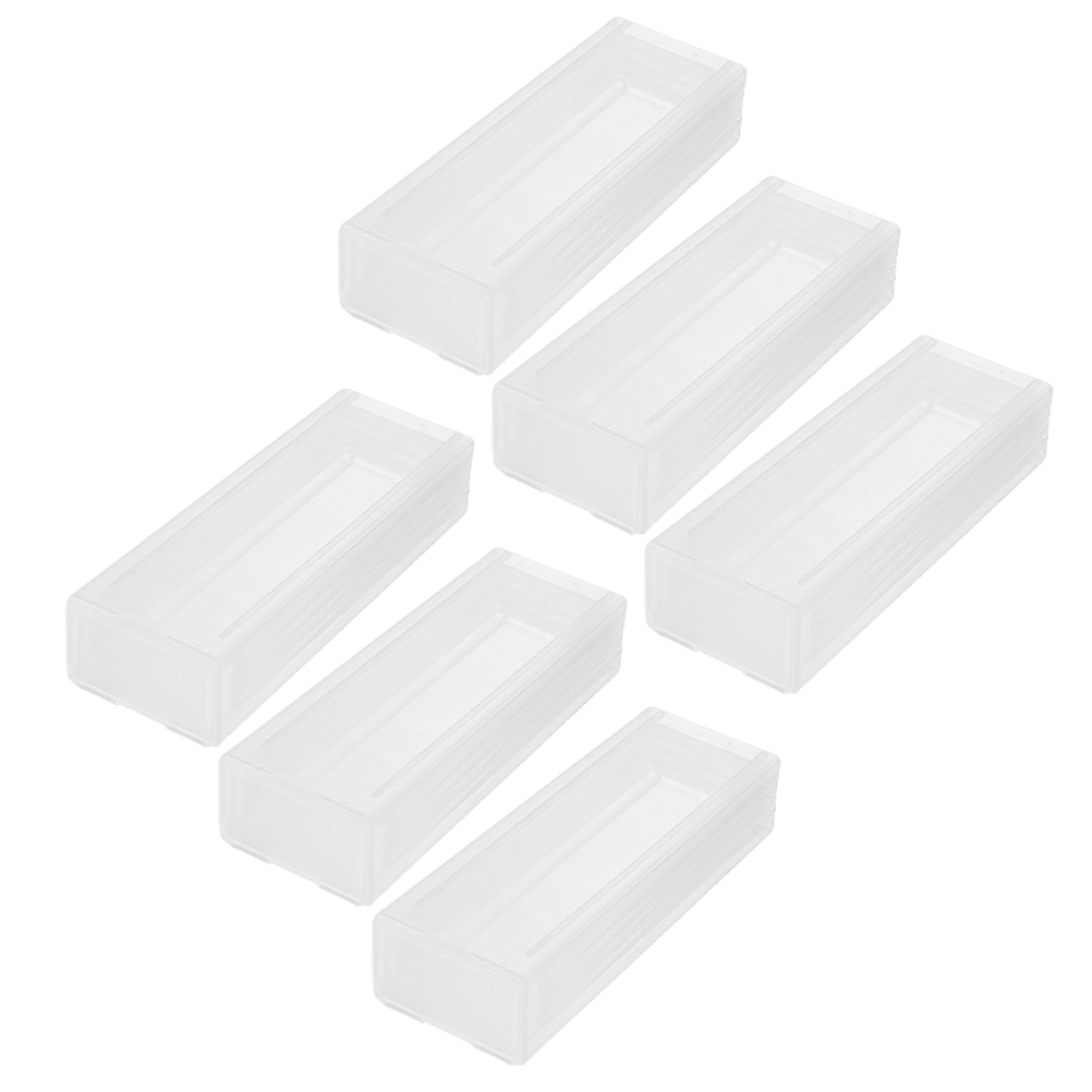 HEMOTON Raindrops 6pcs Microscope Slide Case 5 Place Micro Slides Box ...