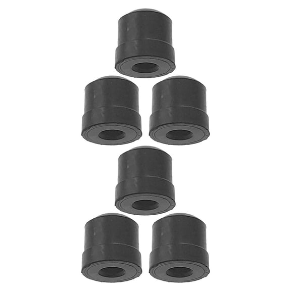 Hemoton 6pcs Trombone Slide Rubber End Covers Soft Cushion Pads Trombones Parts Slide Rubber End Bumper Tip for for Brass Instrument