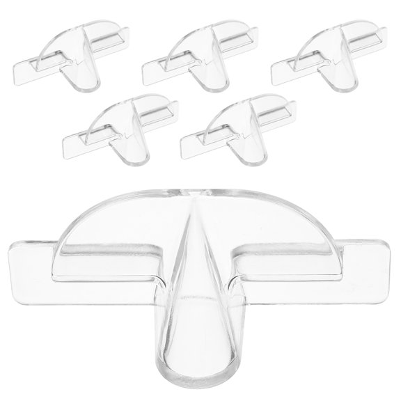 Hemoton 6- -Mounted Sunglasses Holder with Self-Adhesive Eyeglass Storage Rack Organizer Stand for Home