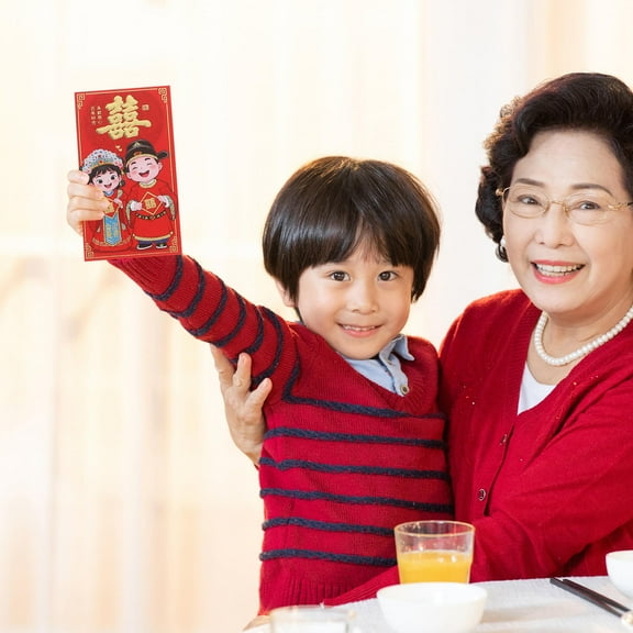 Hemoton 6pcs Wedding Red Envelopes Traditional Chinese Red Envelopes Paper Red Envelopes for Money Gifts for Weddings and Celebrations