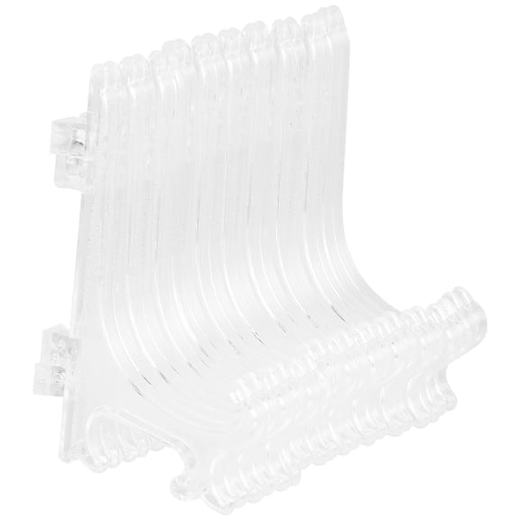 Hemoton 72 pcs Easel Plate Stands Mini Display Holder Rack Kitchen Plate Holders