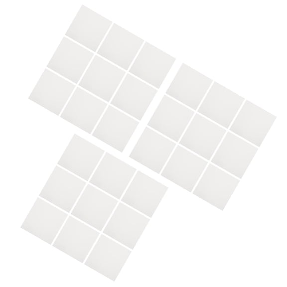 Hemoton 72 pcs Sheet Milky Translucent Pet Blank Stencil Making Sheet For Machines Cutting Cut Tool Template Material (15x15cm)