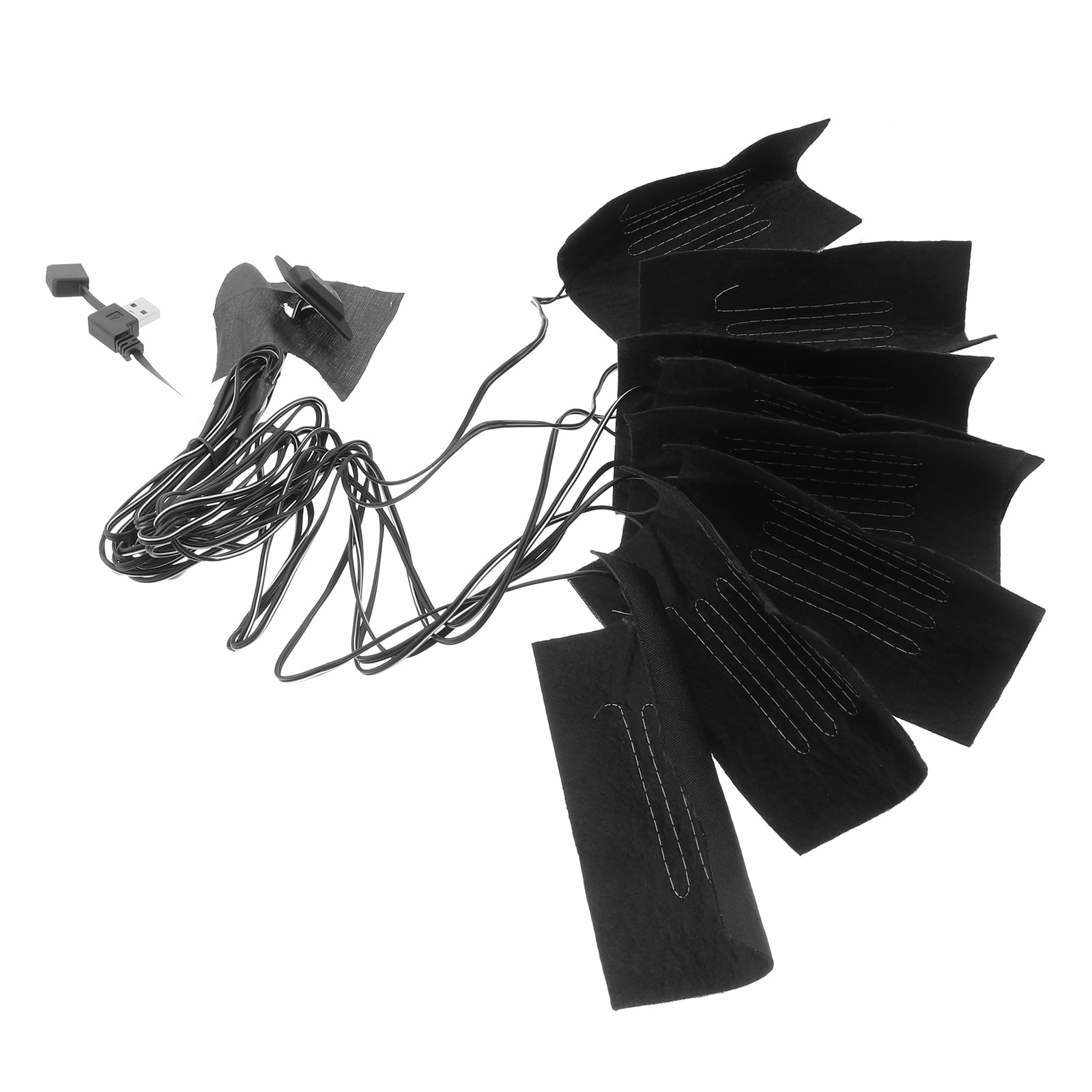 Hemoton 8 In 1 USB Electric Heated Mat Creative Carbon Fiber Heating