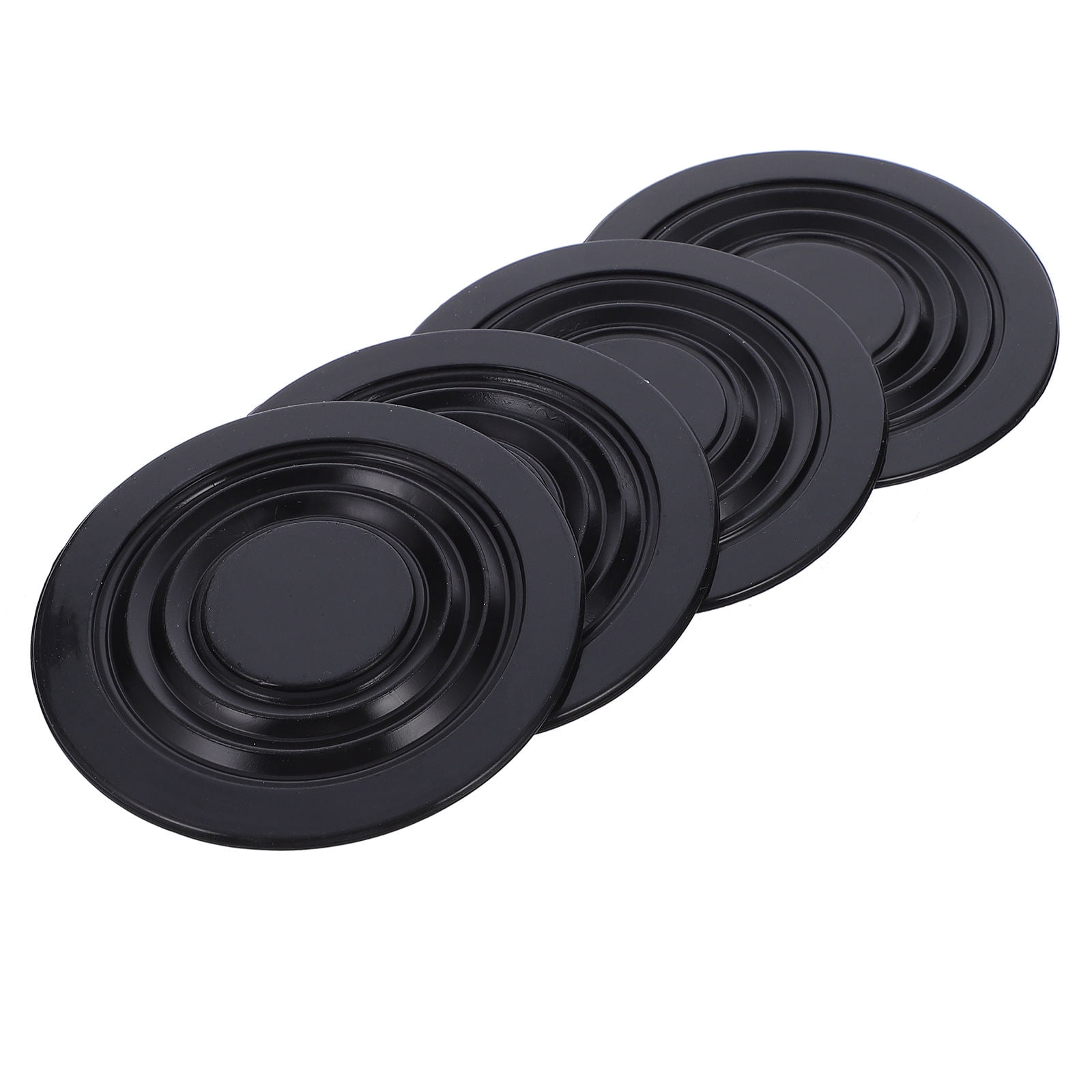 Hemoton 8 Pcs Useful Silicone Coasters Round Cup Mats Cup Mats Kitchen ...