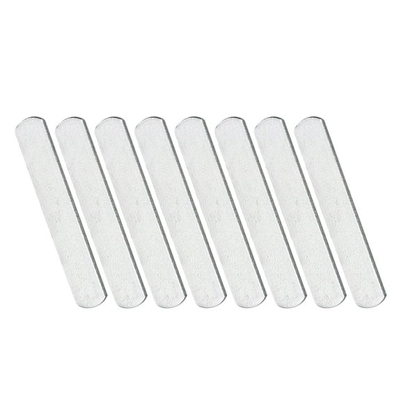 Hemoton 8 Pcs Weights for Weighted Vest Load Bearing Plate 12.00X2.50X0.70CM Silver